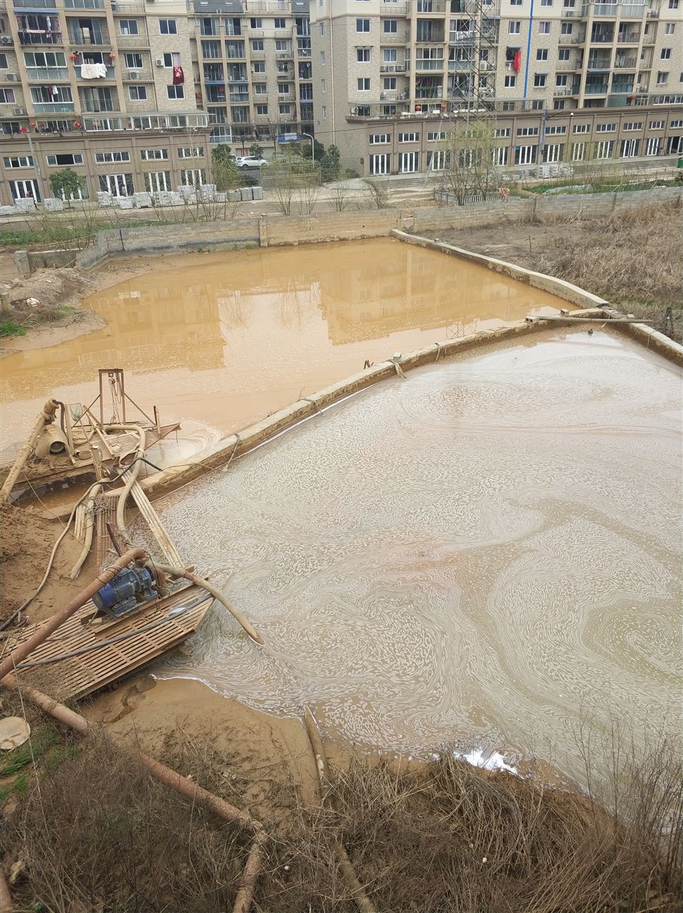 威宁沉淀池淤泥清理-厂区废水池淤泥清淤