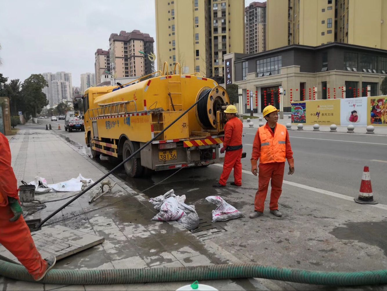 威宁排污管道清淤-管道清洗